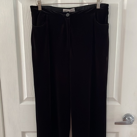 Chico’s Black Velvet Trouser Size 2 - Picture 3 of 4